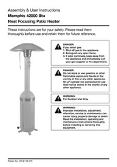 Memphis 42000 Btu Assembly & User Instructions