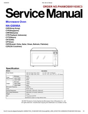 Panasonic NN-GS595A Service Manual