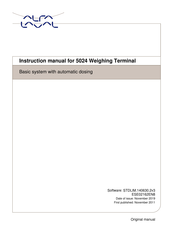 Alfa Laval 5024 Instruction Manual