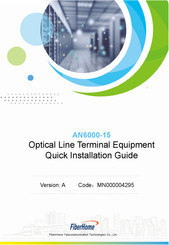 Fiberhome AN6000-15 Quick Installation Manual