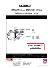 Crown G19 Installation And Operation Manual