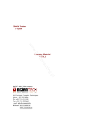 ScienTECH ST2115 Manual