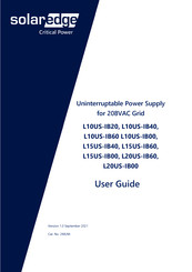 SolarEdge L10US-IB20 User Manual