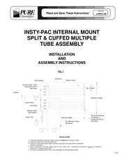 Pure Humidifier INSTY-PAC Installation And Assembly Instructions