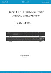 Scion-Tech SC04.MX88 User Manual