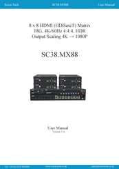 Scion-Tech SC38.MX88 User Manual