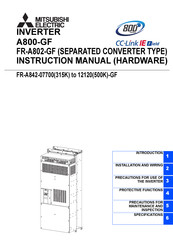 Mitsubishi Electric A800-GF Instruction Manual