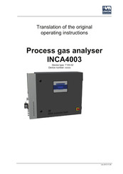 Union Instruments INCA4003 Translation Of The Original Operating Instructions