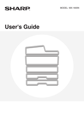 Sharp MX-1800N User Manual