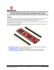 Microchip Technology Curiosity Nano PIC16F15276 Hardware User's Manual