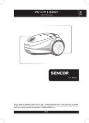 Sencor SVC 820BK User Manual