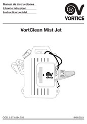 Vortice VortClean Mist Jet Instruction Booklet