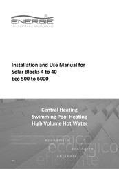 Energie Solar Block 16 Installation And Use Manual
