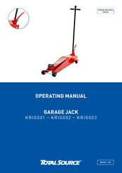 Total Source KRIG002 Operating Manual
