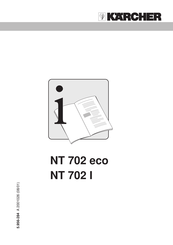 Kärcher NT 702 eco Manual