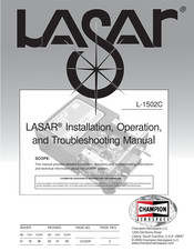 Champion LASAR L-1502C Installation & Operation Manual