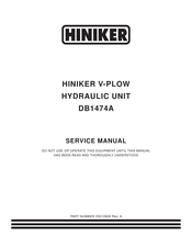Hiniker DB1474A Service Manual