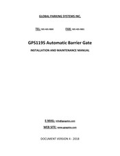 GpsGate GPS1195 Installation And Maintenance Manual