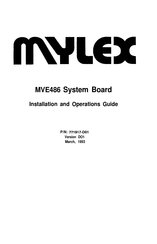 Mylex MVE486 Installation And Operation Manual