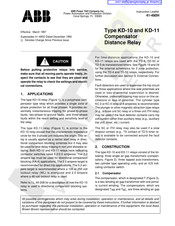 ABB KD-10 Instruction Leaflet