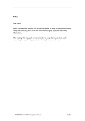 PCE Health and Fitness PCE-PPS3300 Series User Manual
