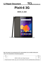 TCL Pixi4-6 3G Repair Document