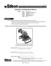 Edson 220E Installation And Operation Manual