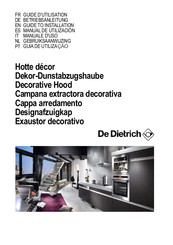 DeDietrich DHT945X Manual To Installation