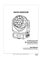 Nebula WASH-500ZOOM User Manual