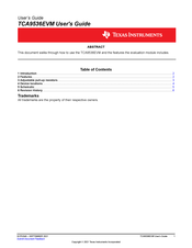 Texas Instruments TCA9536EVM User Manual