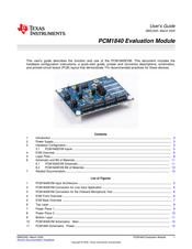 Texas Instruments PCM1840 User Manual