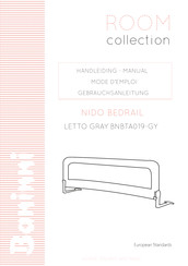 Baninni NIDO LETTO GRAY BNBTA019-GY Manual