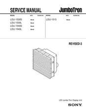 Sony JumboTron LDU-1530S Service Manual