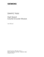 Siemens SIMATIC TI505 User Manual