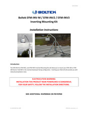 Boltek EFM-INV2 Installation Instructions Manual