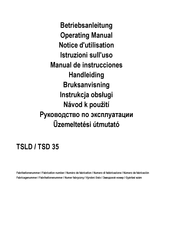 Weidmüller TSD 35 Operating Manual