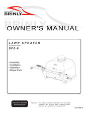 Brinly SPZ-9 Owner's Manual