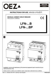 Oez LFN-B Series Instructions For Use Manual