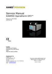 Kanmed Operatherm OP3 Service Manual