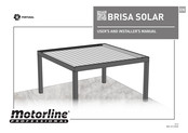 Motorline professional BRISA SOLAR User's And Installer's Manual