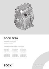BOCK FK20/120 TK Assembly Instructions Manual