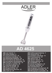 Adler AD 4625 User Manual