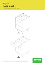 Wren Kitchens Vogue BASE UNIT 800 3 Drawer Assembly Manual