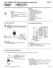GF Signet 3-5075.090-1 Instructions Manual