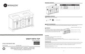 Whalen WF60AVG Assembly Instructions Manual