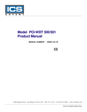 ICS PCI-WDT 500 Product Manual