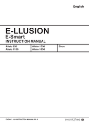 Evonicfires E-LLUSION Alisio 1850 Instruction Manual