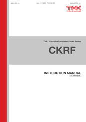 THK CKRF Instruction Manual