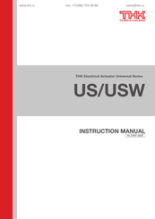 THK USW20 Instruction Manual