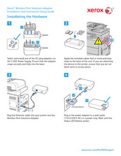 Xerox Wireless Print Solutions Adapter Installation And Connection Manual